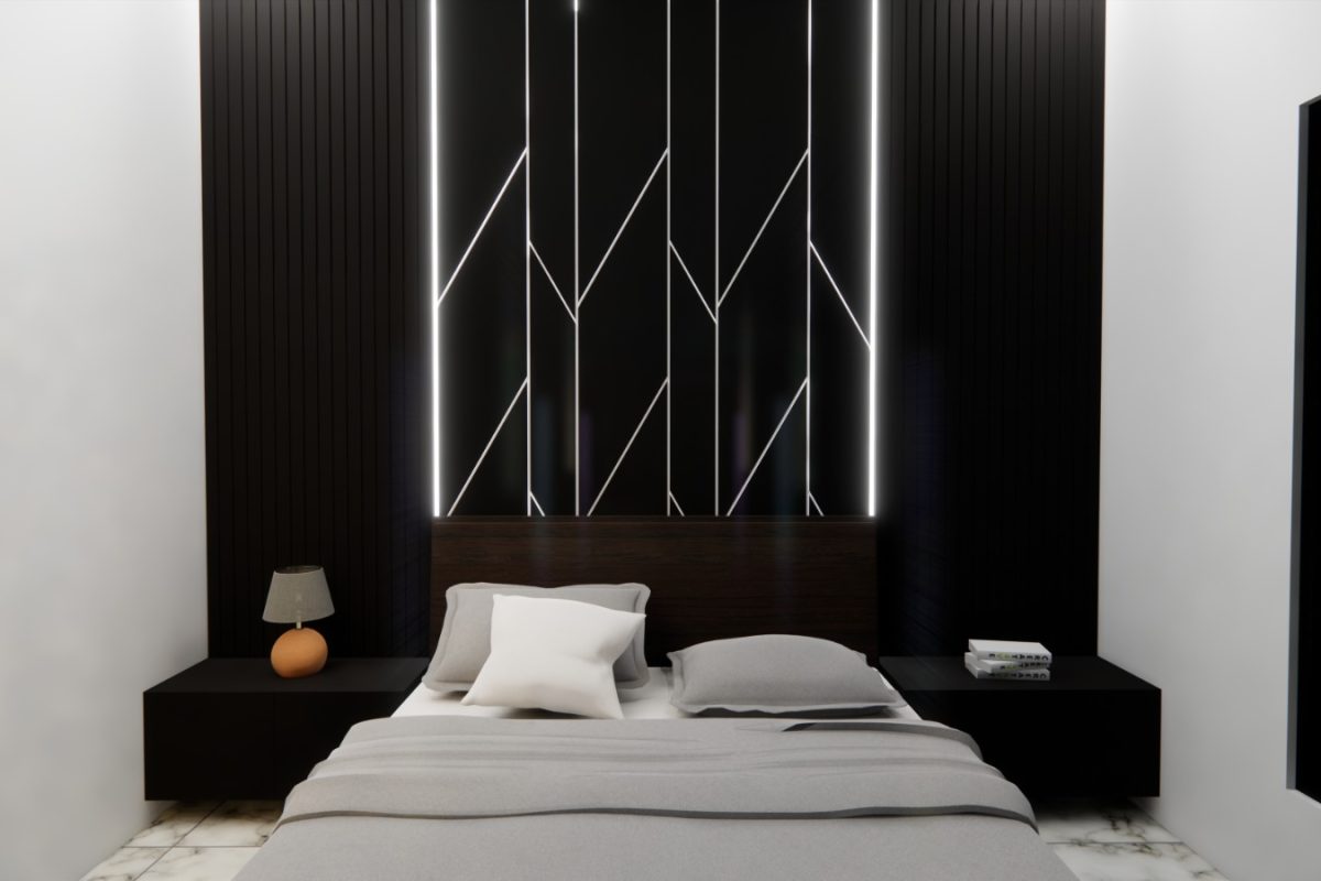 Pengerjaan Interior Kamar Tidur - Design Hunian Mr. X (1)